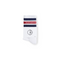 Rib Socks | Fat Stripe - White / Navy / Red