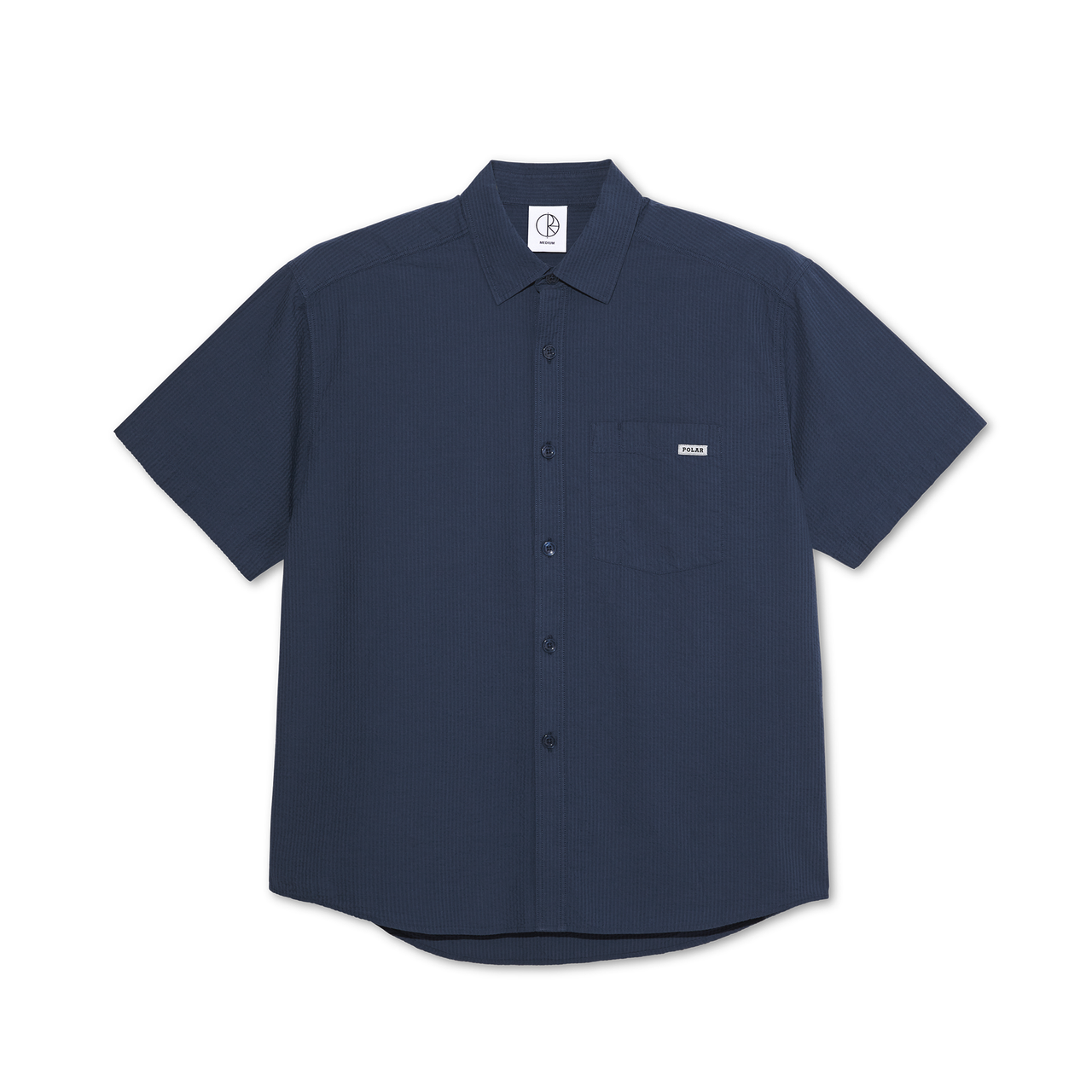 Mitchell Shirt | Seersucker - Grey Blue